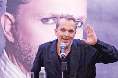 Miguel Bosé, a gusto en el continente americano