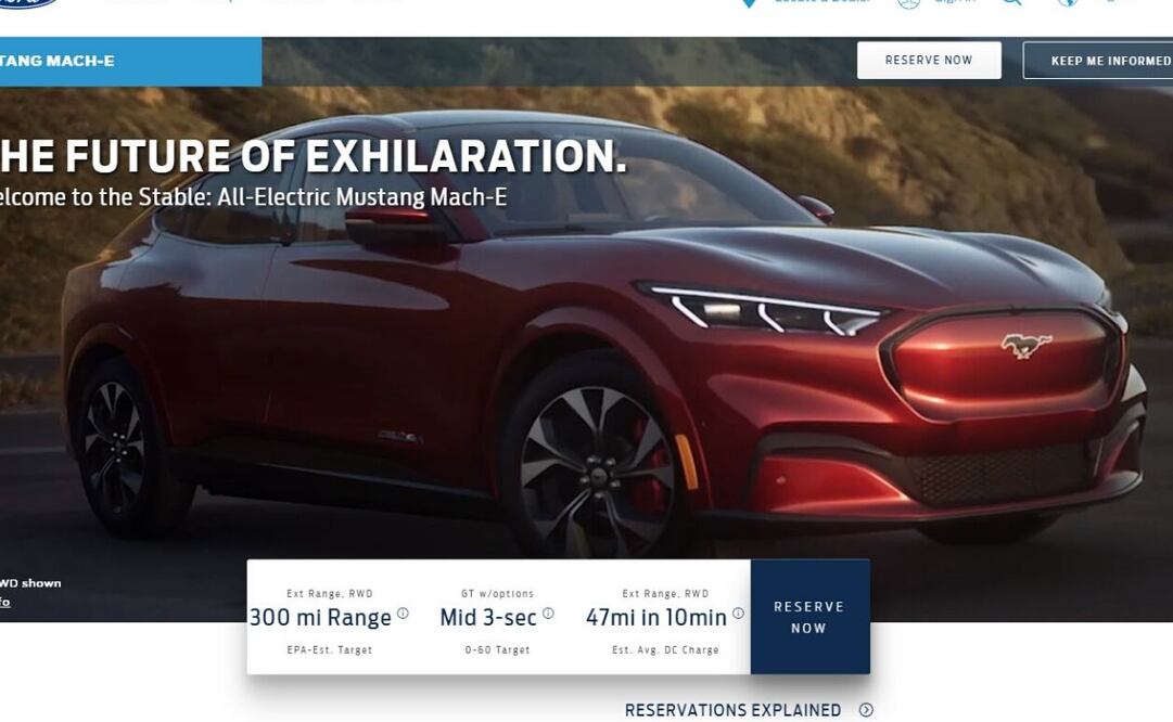 Se filtran imágenes oficiales de la “Mustang SUV”