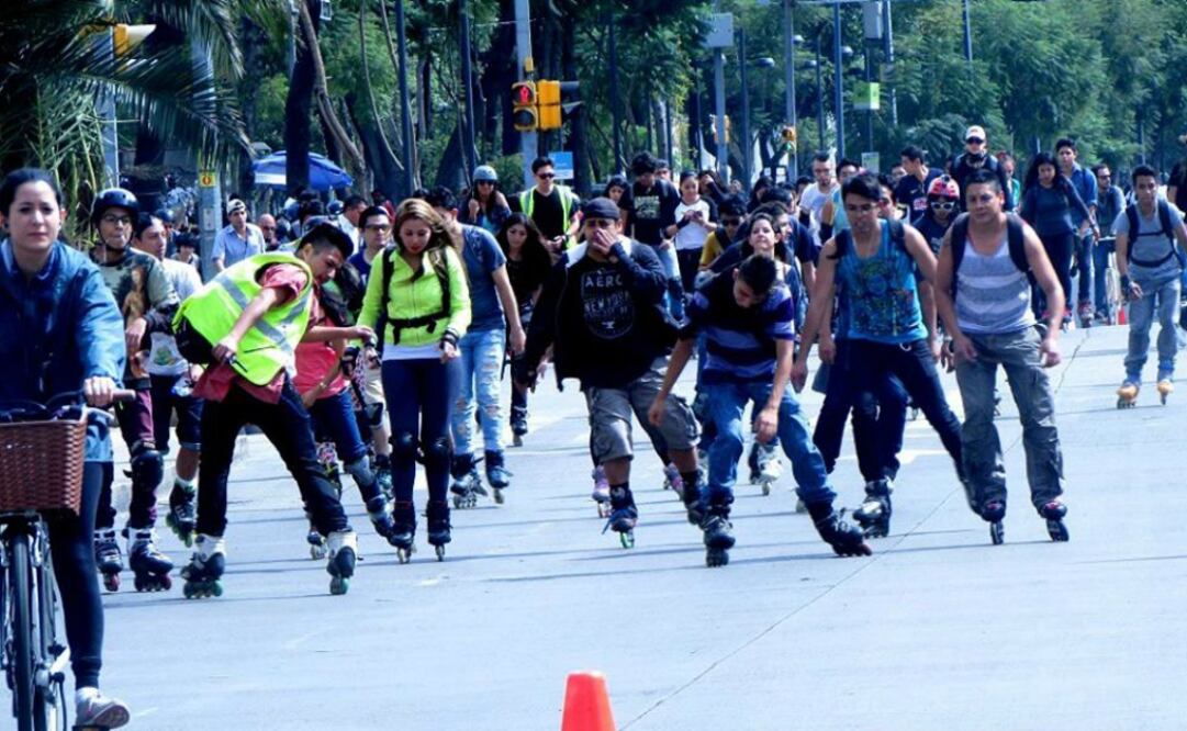 Habrá un recorrido para rollres avanzados y uno para habilidades básicas. (Foto: Cortesía Rollers en México “No patines Sol@")