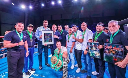Reynosa celebra victoria de Miguel Berchelt; gana Cinturón Reynosa del WBC