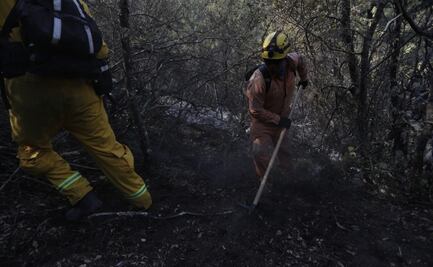 Vientos complican combate a incendios forestales en Nuevo León