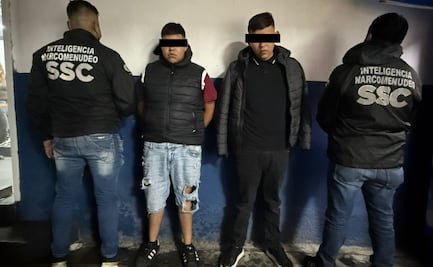 Detienen a presuntos integrantes de La Unión Tepito en Venustiano Carranza; son acusados de narcomenudeo y portación de arma