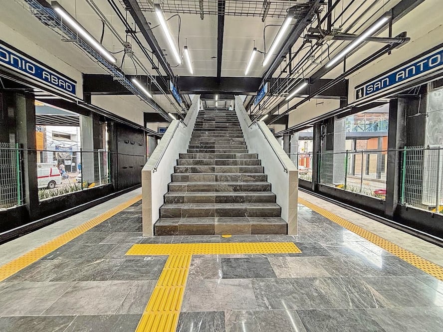 La estación San Antonio Abad no había sido intervenida de forma integral desde su inauguración en 1970. Foto: SANTIAGO CADENA/EL UNIVERSAL