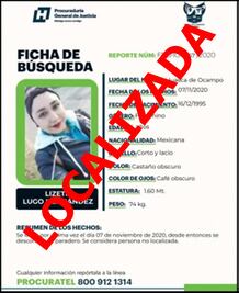 Localizan a joven desaparecida hace un mes en Hidalgo; fue víctima de delito grave