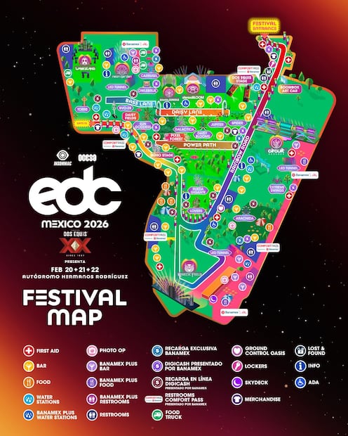 Mapa EDC México 2026. Foto: EDC México