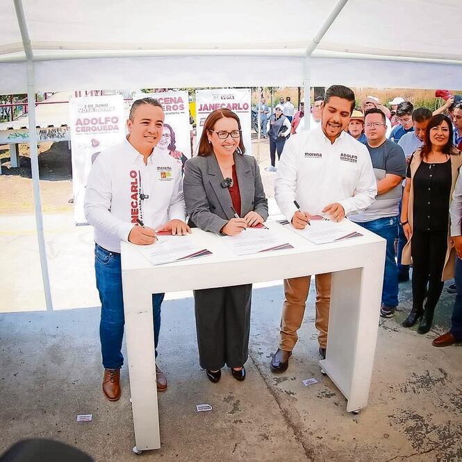 Aspirantes de Morena se unen para resolver problemas sociales. Foto: Especial