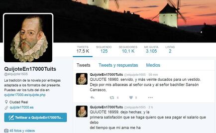 La proeza de tuitear todo "El Quijote"