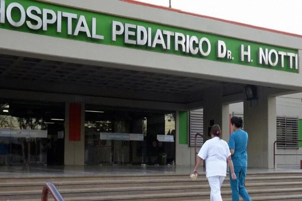 Hospital pediátrico donde se encuentra el niño atacado por perros. Foto: Especial
