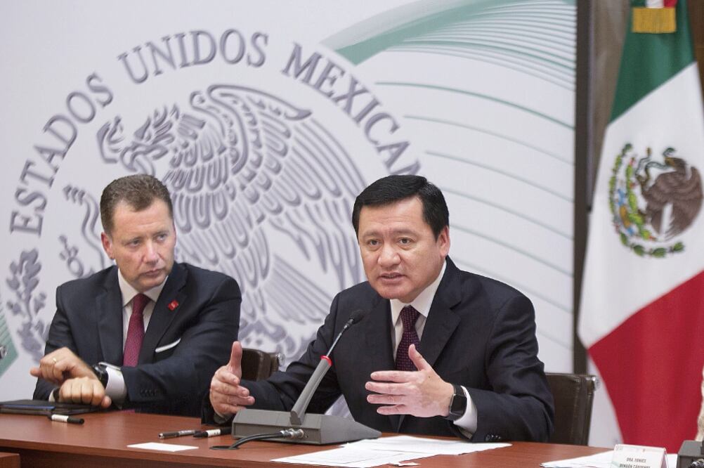 El secretario de Gobernación, Miguel Ángel Osorio Chong, asegura que el país ha mejorado en materia de seguridad, al contabilizar menos homicidios (ESPECIAL)