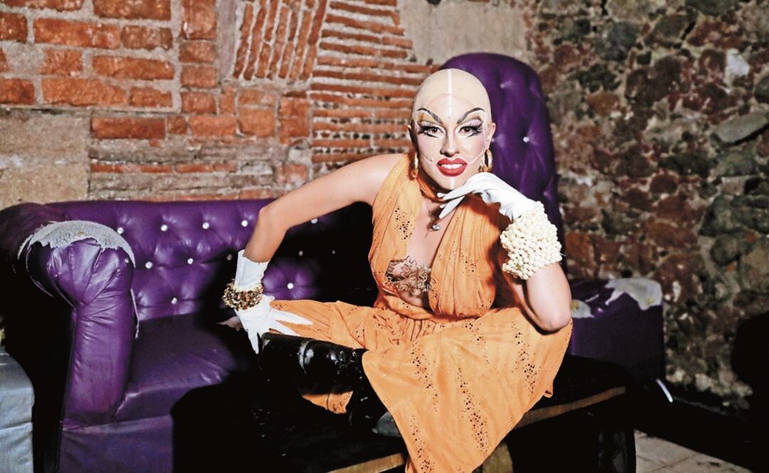 Hiram commented that doing drag is an opportunity to “transform yourself into someone entirely different" - Photo: Valente Rosas/EL UNIVERSAL
