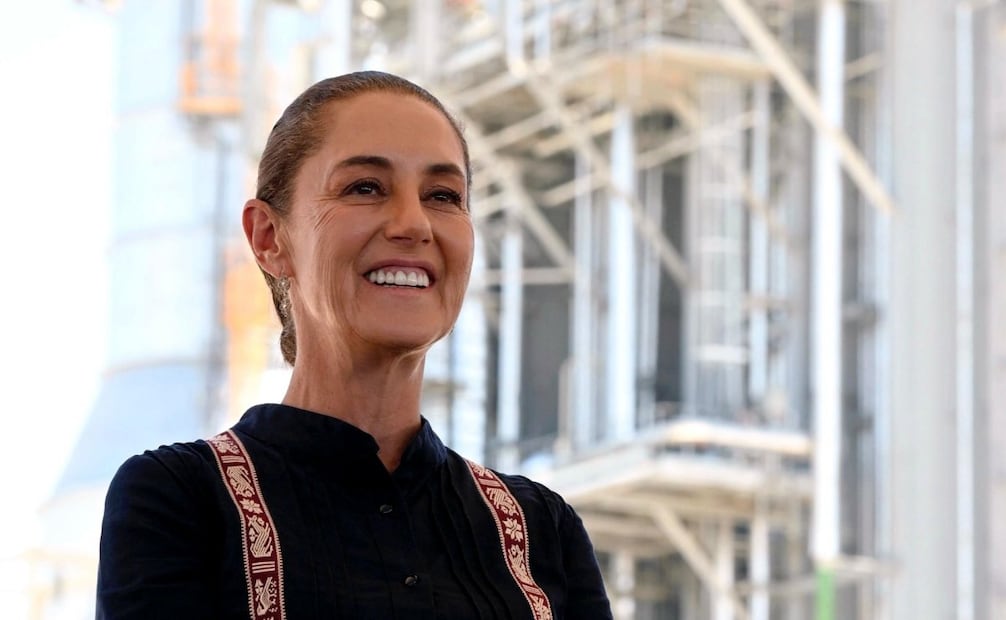 Claudia Sheinbaum durante la inauguración de la Central de Ciclo Combinado González Ortega en Baja California (21/06/2026). Foto: Especial