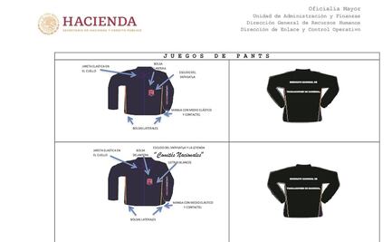 Desembolsa Hacienda más de 530 mil pesos en pants y gorras