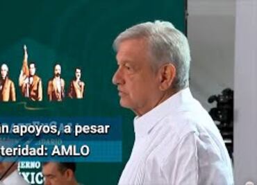 No faltarán apoyos a las víctimas: AMLO