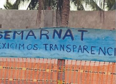 Comité de Bacalar sigue inconforme por construcción