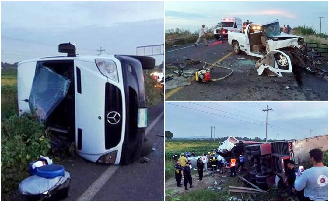 Choque múltiple deja 3 muertos y 6 lesionados (Foto: @PCJalisco)