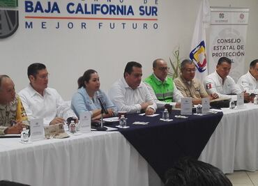 Activan Consejo Estatal de Protección Civil en BCS por "Norma"
