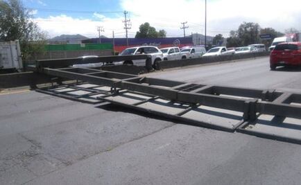 Cae espectacular en la autopista México-Querétaro