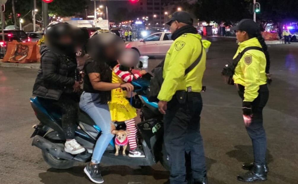 SSC remite más de mil motocicletas durante la Mega Rodada del Terror en la CDMX. Foto: Especial