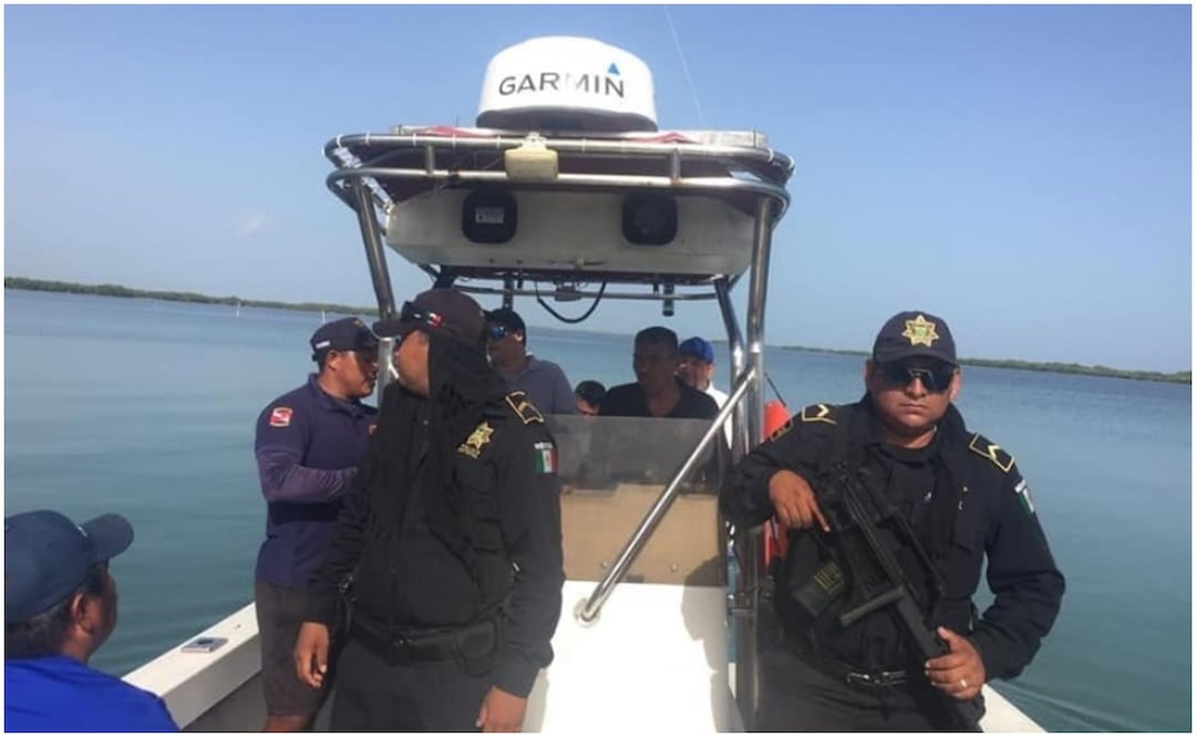 En el puerto de Dzilam de Bravo, los pescadores decidieron organizarse para formar un grupo de vigilancia pesquera en la región y combatir la pesca ilegal (2/01/2025). Foto: Especial