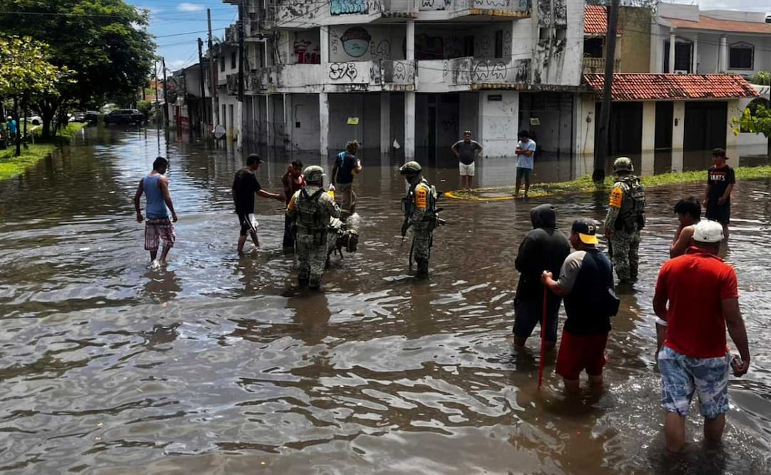 Fuertes lluvias inundan Veracruz - Boca del Río; activan planes de emergencia.
Foto: Especial.