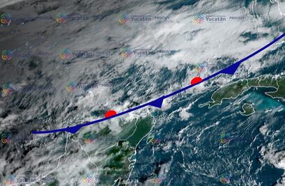 Frente frío 9 mantiene cerrados y con lluvias los puertos de Yucatán 