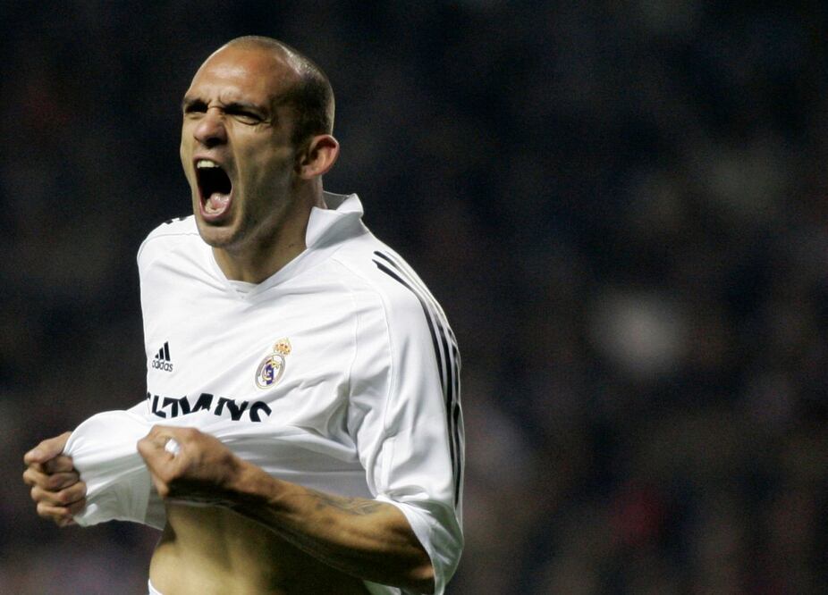 Raúl Bravo en su etapa como futbolista en el Real Madrid (AP)