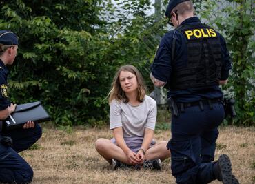 La activista Greta Thunberg comparece ante la justicia en Londres por alterar el orden público