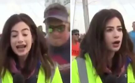 Manosean a reportera en plena transmisión de carrera en EU