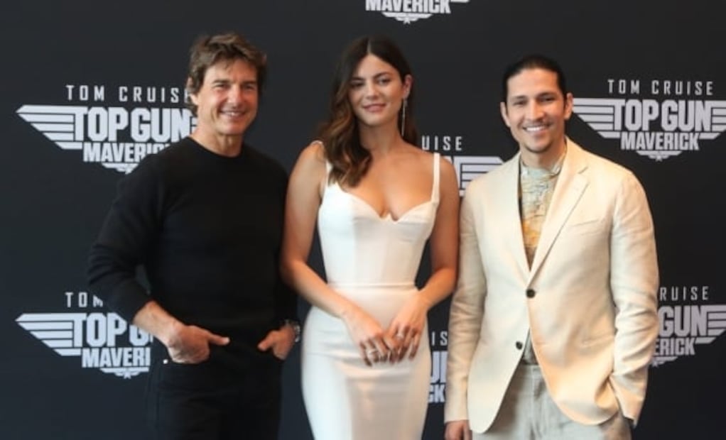 Tom Cruise trae su "Top Gun Maverick" a México
