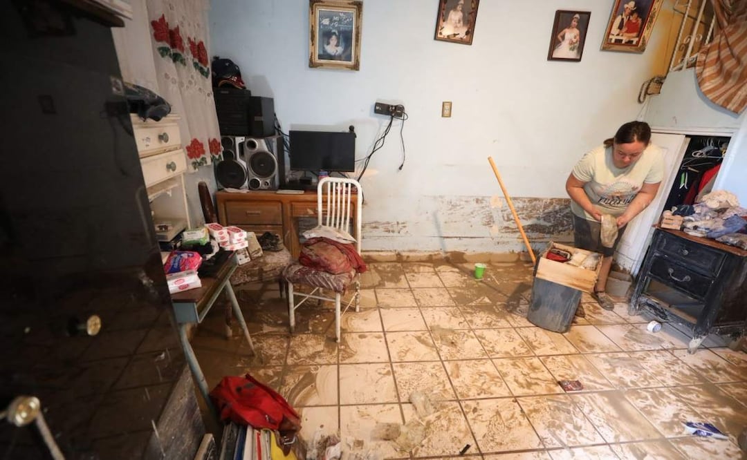 Las familias han reportado daños en sus viviendas en la zona norponiente Ciudad Juárez, Chihuahua (26/06/2025). Foto: Especial