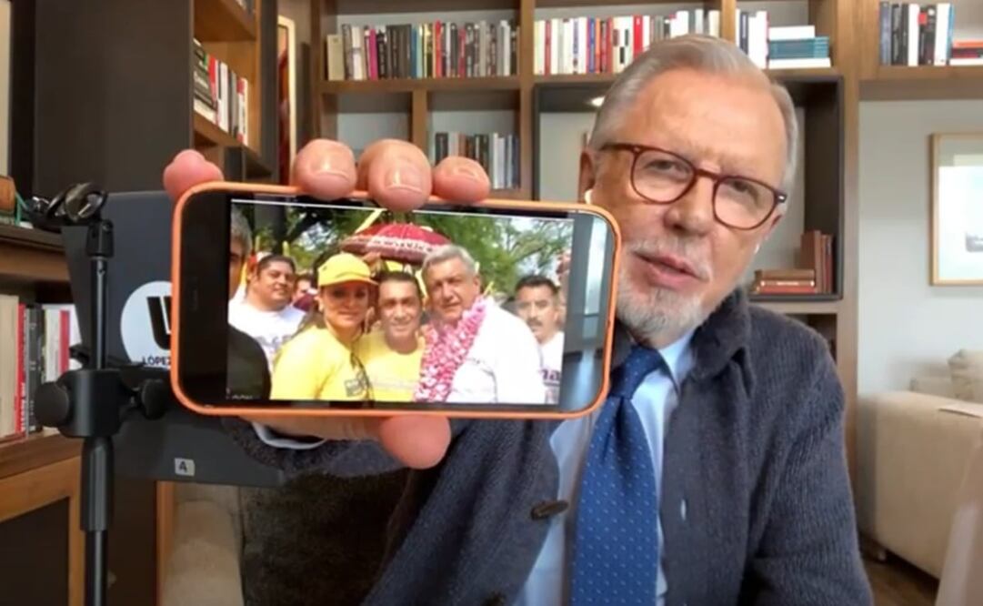 El periodista recordó a López Obrador el nombre de José Luis Abarca, exalcalde de Iguala. Foto: Captura de pantalla