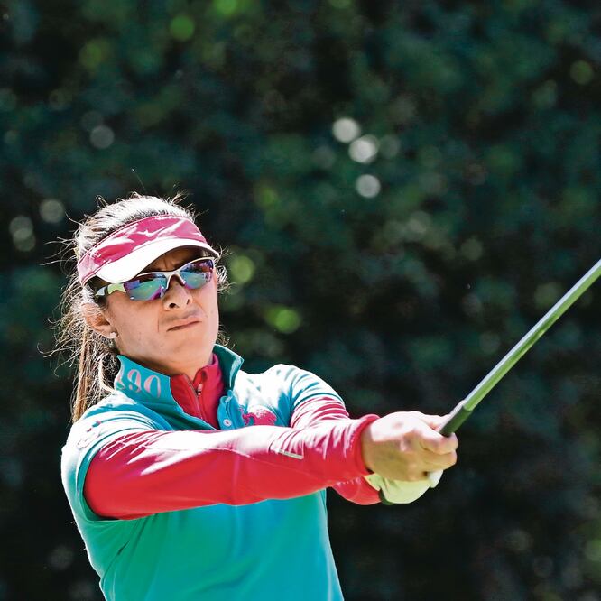 Ana Guevara apoya el crecimiento del golf; participó en el Club Campestre. CORTESÍA IGPM