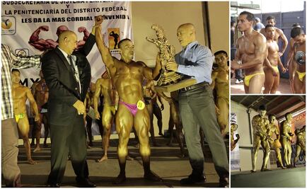 Reos realizan concurso de fisiconstructivismo en DF