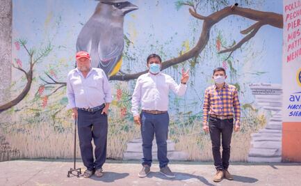 Murales comunitarios: una campaña electoral diferente en Palmar de Bravo, Puebla