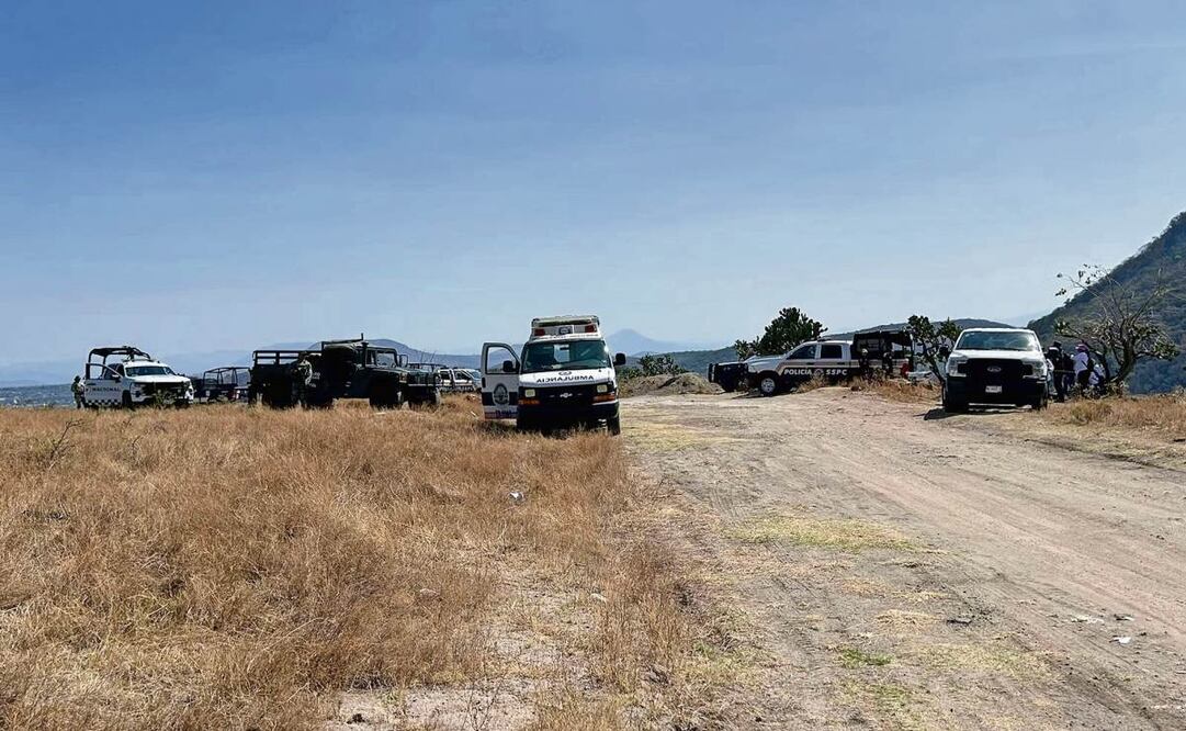 El CJNG atacó la comunidad de Coahuayula con explosivos alrededor de las 7:00 horas. (24/01/2025) Foto: Especial