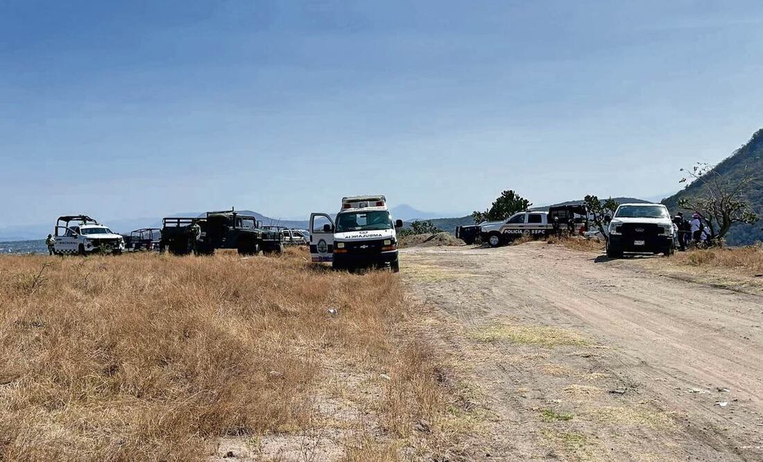 El CJNG atacó la comunidad de Coahuayula con explosivos alrededor de las 7:00 horas. (24/01/2025) Foto: Especial