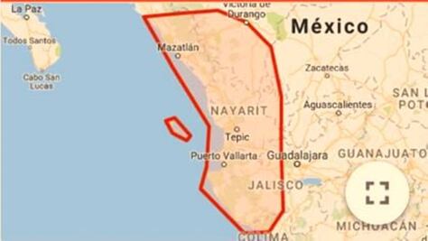 Huracán “Willa” tocará tierra a las 19:00 horas en Escuinapa, Sinaloa 