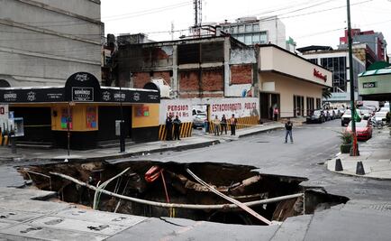 Lo que sabemos hasta el momento del socavón en el Centro