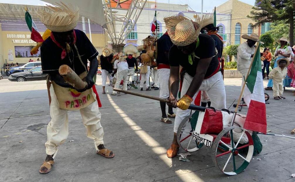 Representación de la batalla de Puebla. Foto: Emilio Fernández. EL UNIVERSAL