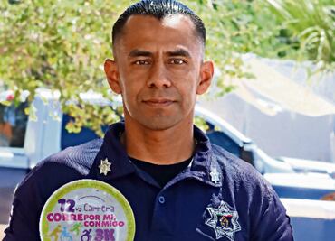 El policía que conquista medallas en carreras