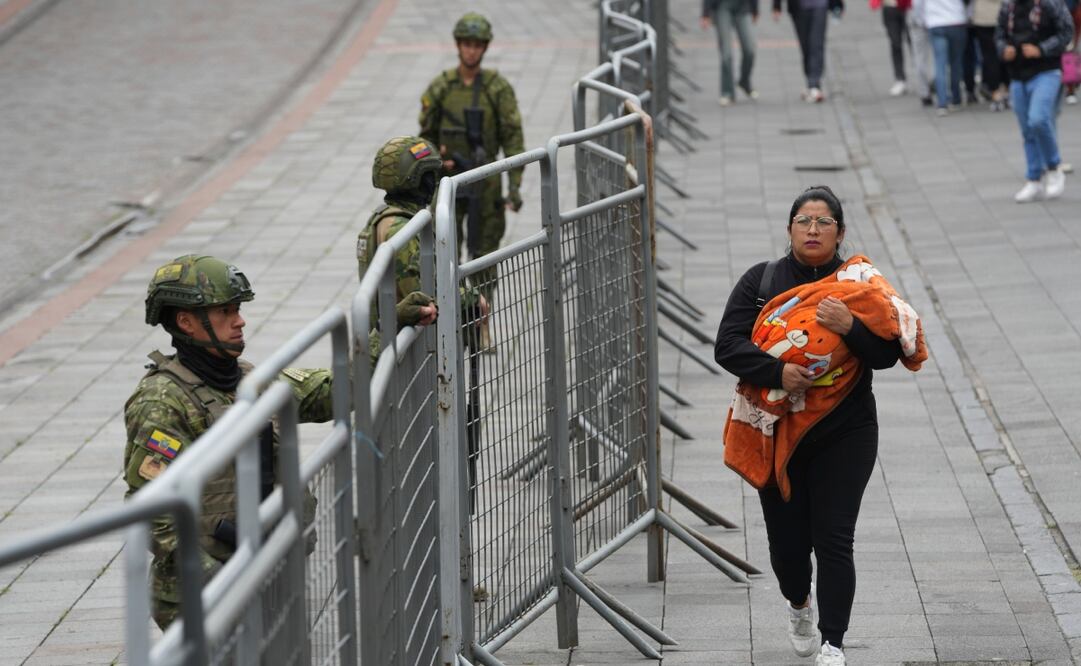 Ecuador previo a los comicios. Foto: AP