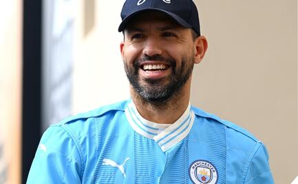 Sergio 'Kun' Agüero y su espectacular look previo al GP de Abu Dhabi