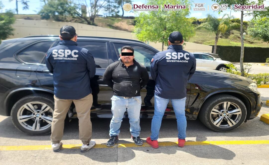 Detención de "El Veterano" miembro de la Mara Salvatrucha. Foto: X @OHarfuch