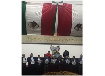 Diputados se pronuncian contra violencia de género en Hidalgo