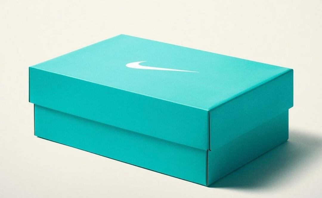 El azul de Tiffany llega a un par de tenis Nike / Foto: @nike