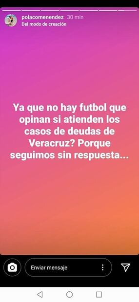 'Polaco' Menéndez recordó que Veracruz aún tiene adeudos