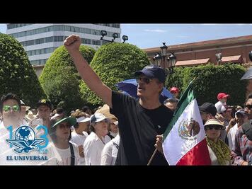 Fox se une a marcha contra AMLO en Guanajuato
