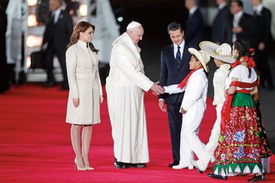 Reciben con calidez al Papa
