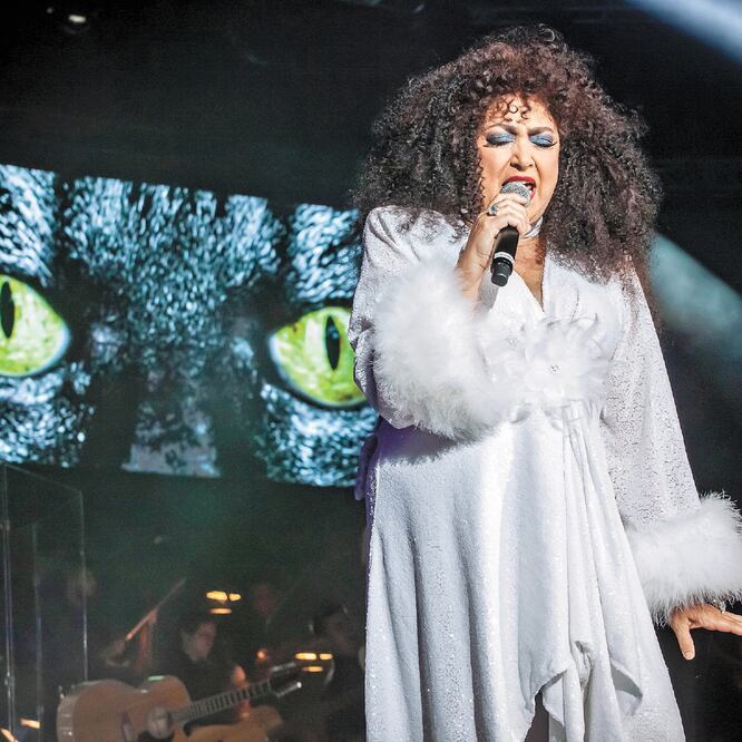 La cantante había tenido un problema en las cervicales. “La pasé difícil”. FOTOS: JOSÉ JORGE CARREÓN. OCESA