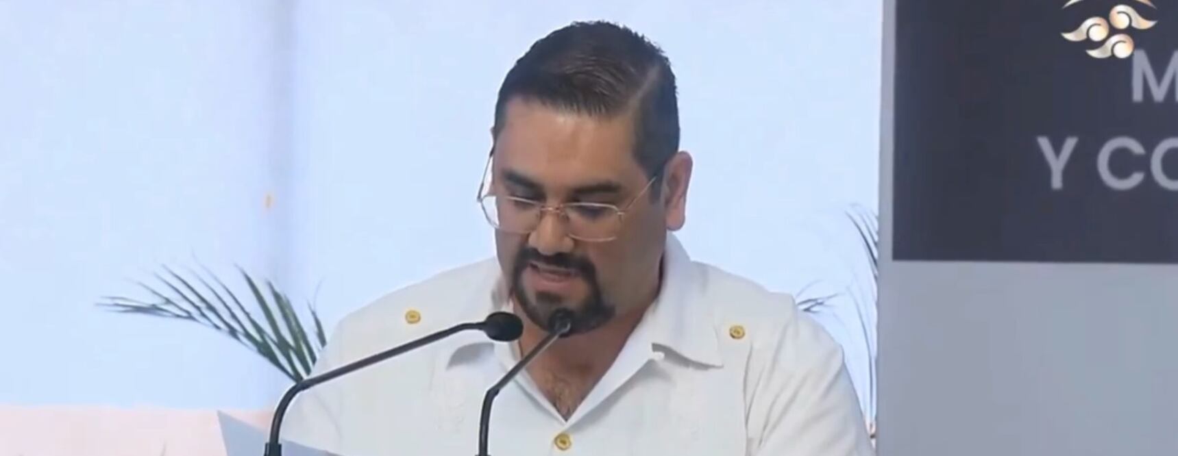 Mario Felipe Mata Ríos, Juez en Chiapas, aseguró que la carrera judicial permite que ningún ministro, magistrado o juez le deba “algún favor” al Presidente de la República o al crimen organizado,  Foto tomada de video